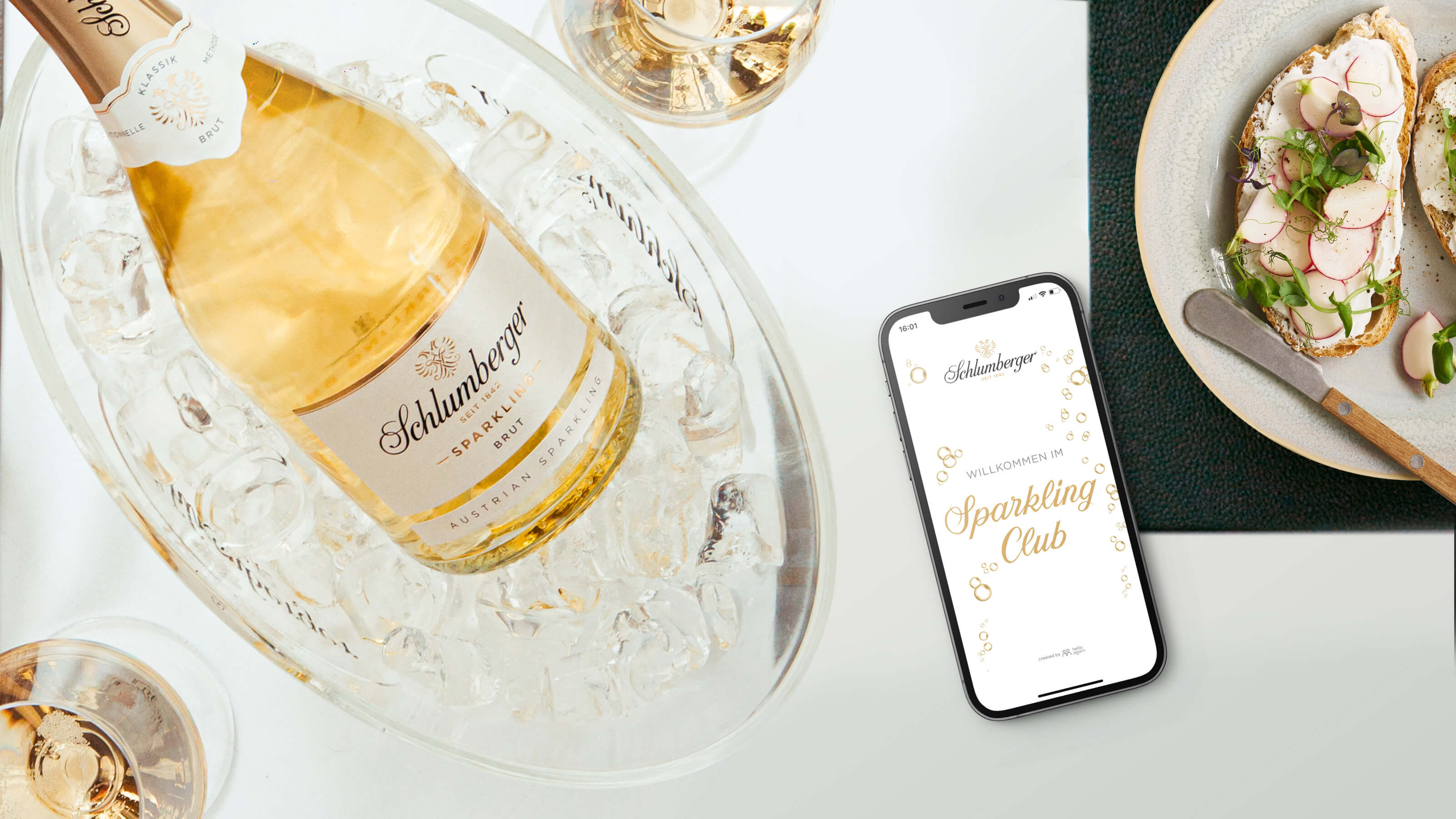 Schlumberger Team bei froehlichem beisammen sein mit Rose Spring Edition im Park