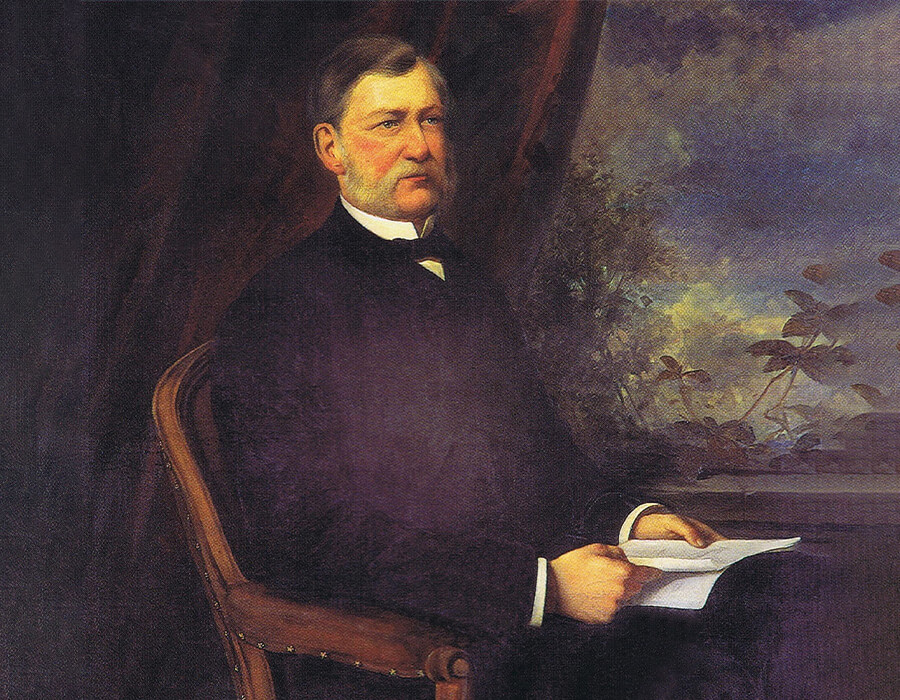 Historisches Porträt von Robert Schlumberger, dem Gründer von Schlumberger.