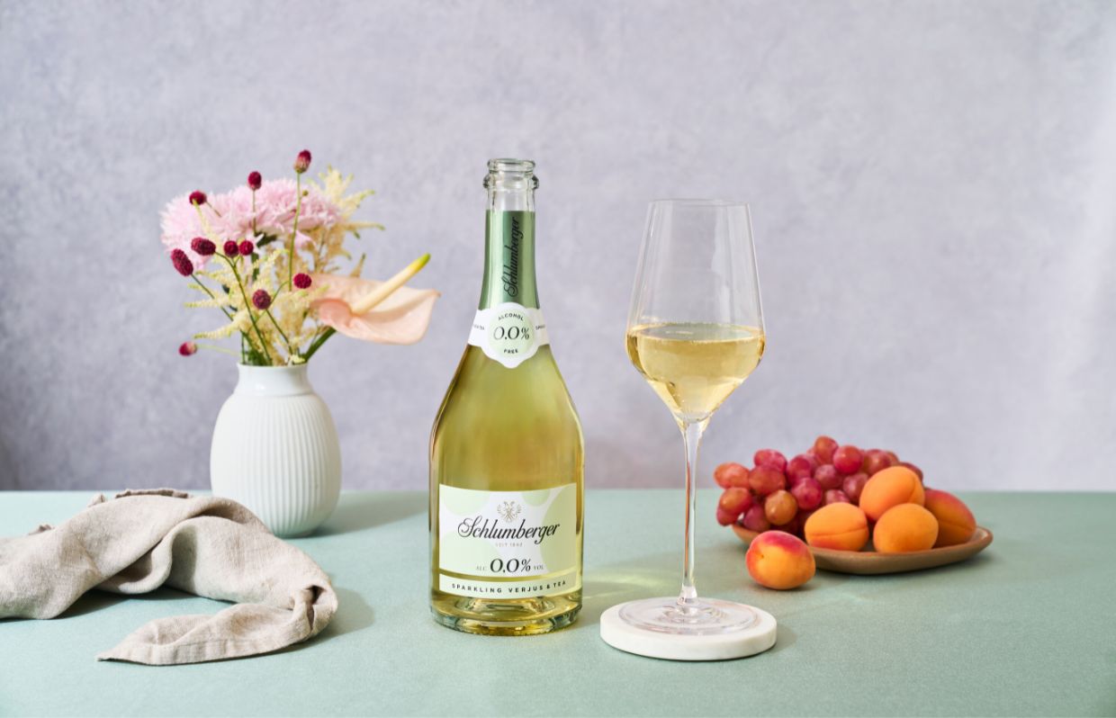Sparkling Verjus & Tea