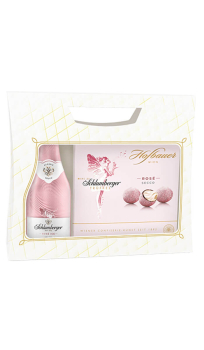 Marc de Schlumberger mit Rose Secco in Geschenksverpackung