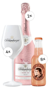 Pink Spritz Spritz Paket mit Rosé Ice Secco und Thomas Henry Pink Grapefruit