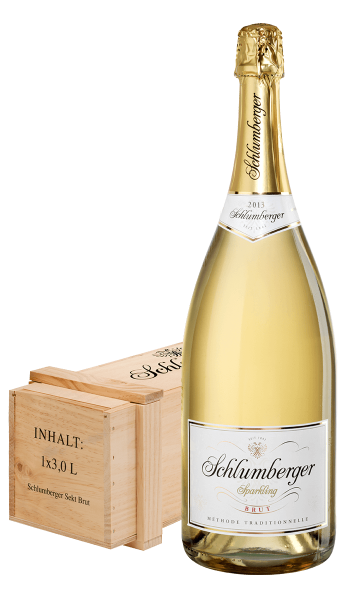 Schlumberger Sparkling Brut 3 Liter in Holzkiste