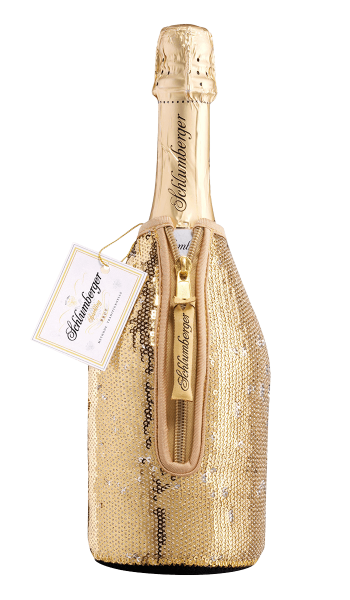 Schlumberger Sparkling Brut Klassik 0,75 Liter im Pailettenkühler