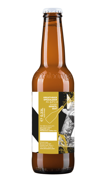 Ottakringer Brauwerk Bier Cuvée Perlé 330ml Frontalansicht