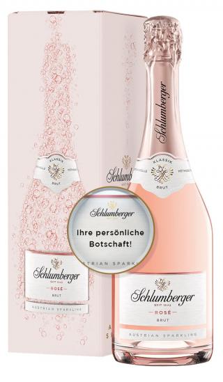 Schlumberger Rosé Brut Personalisierbar in Geschenkverpackung 750ml