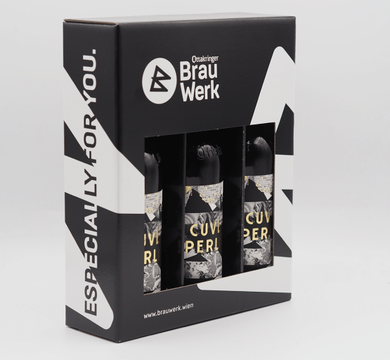 Image Box Cuvée Perlée Bier drei mal 0,33L im Karton