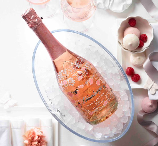Schlumberger Rosé Spring Edition Klassik Brut im Sektkühler