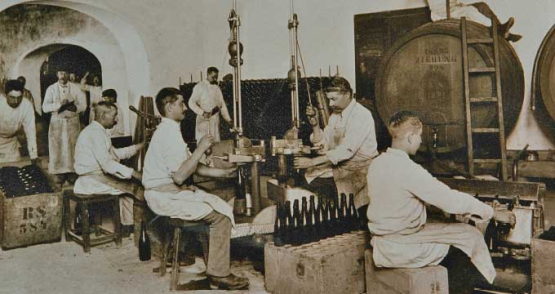 Schlumberger historische Flaschenbefüllung
