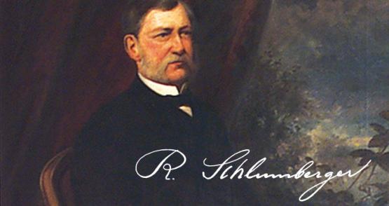 Portrait von Robert Schlumberger, dem Gründer des Familienunternehmens Schlumberger