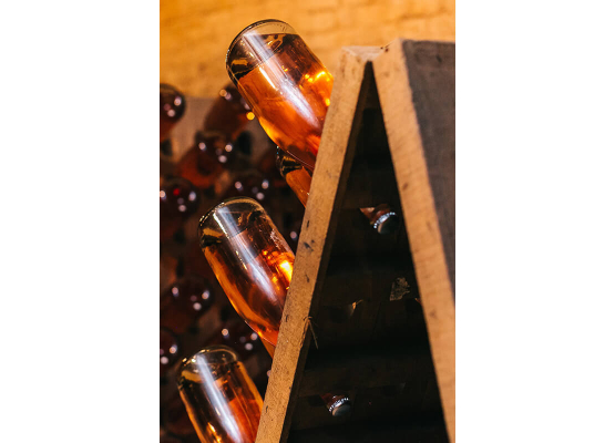 Magnumflaschen Rose im R+ttelpult