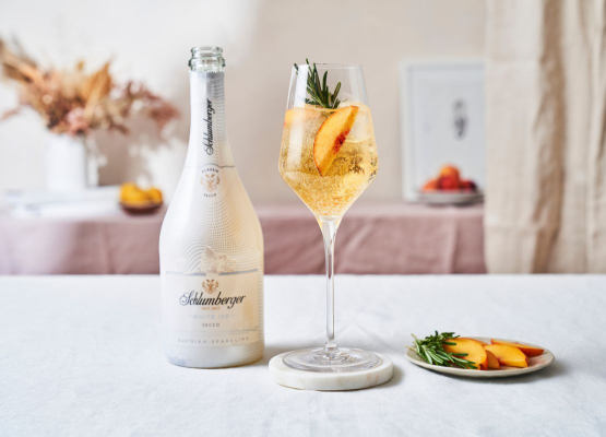 Schlumberger White Peach Spritz mit White Ice Secco