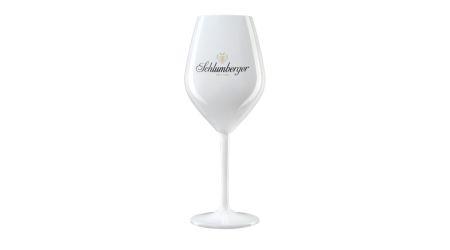 Schlumberger Weinglas weiß